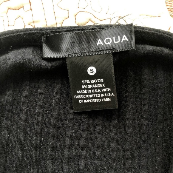 AQUA Ribbed Lace-Up Bodysuit - 100% Exclusive - Picture 12 of 14